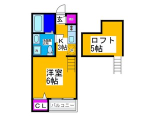 アパッショネ－トの物件間取画像